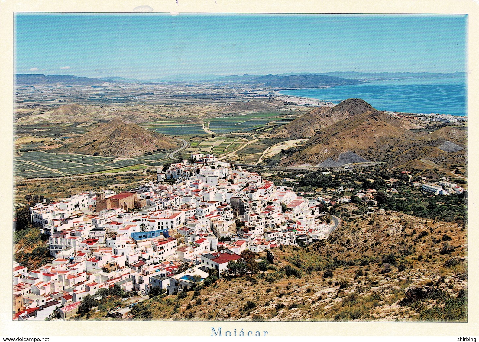 24H : Spain Personality Stamp Used On Nojacar Countryside View Postcard - Unused Stamps