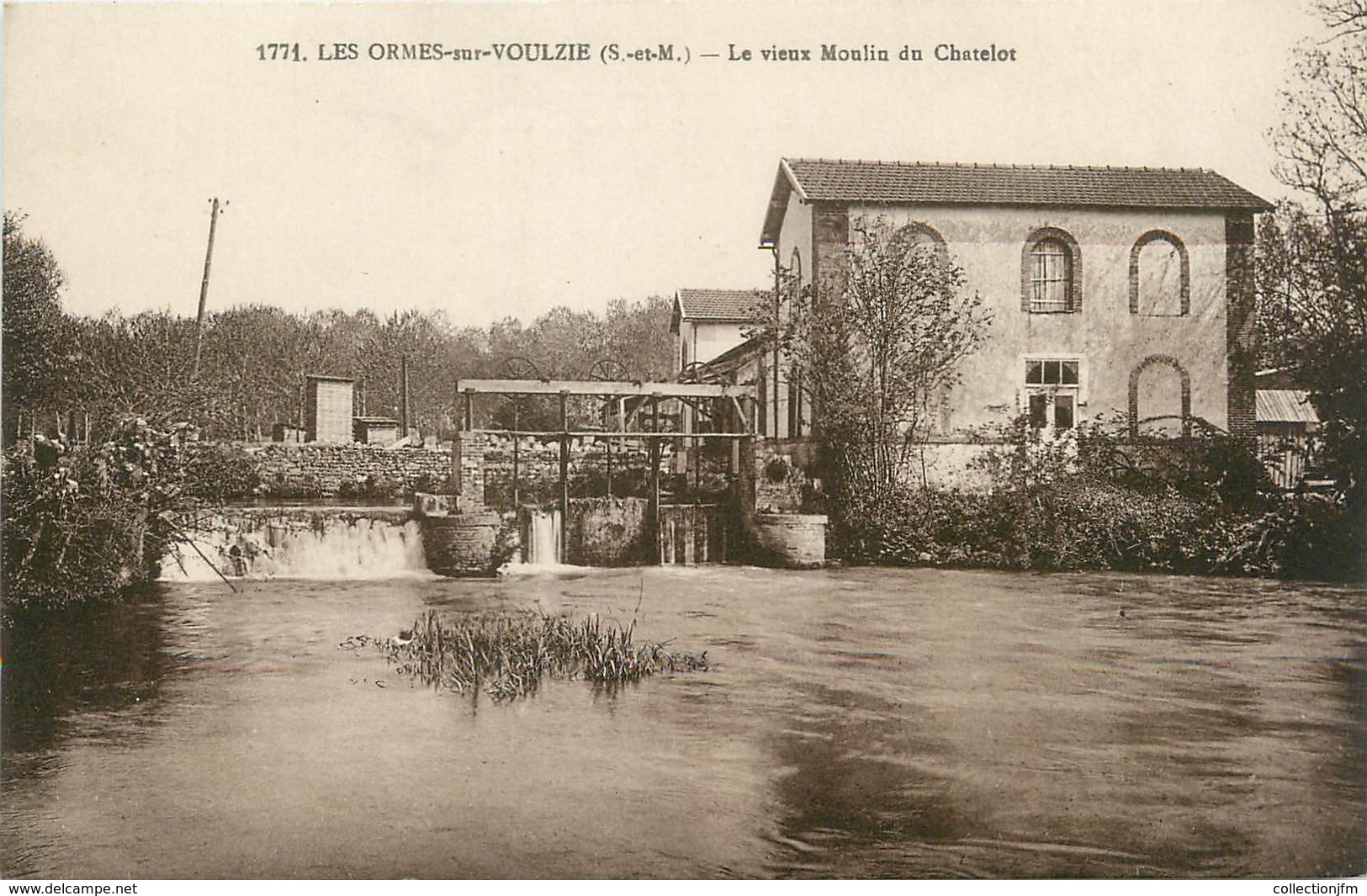 / CPA FRANCE 77 "Les Ormes Sur Voulzie, Le Vieux Moulin Du Chatelot" - Autres & Non Classés