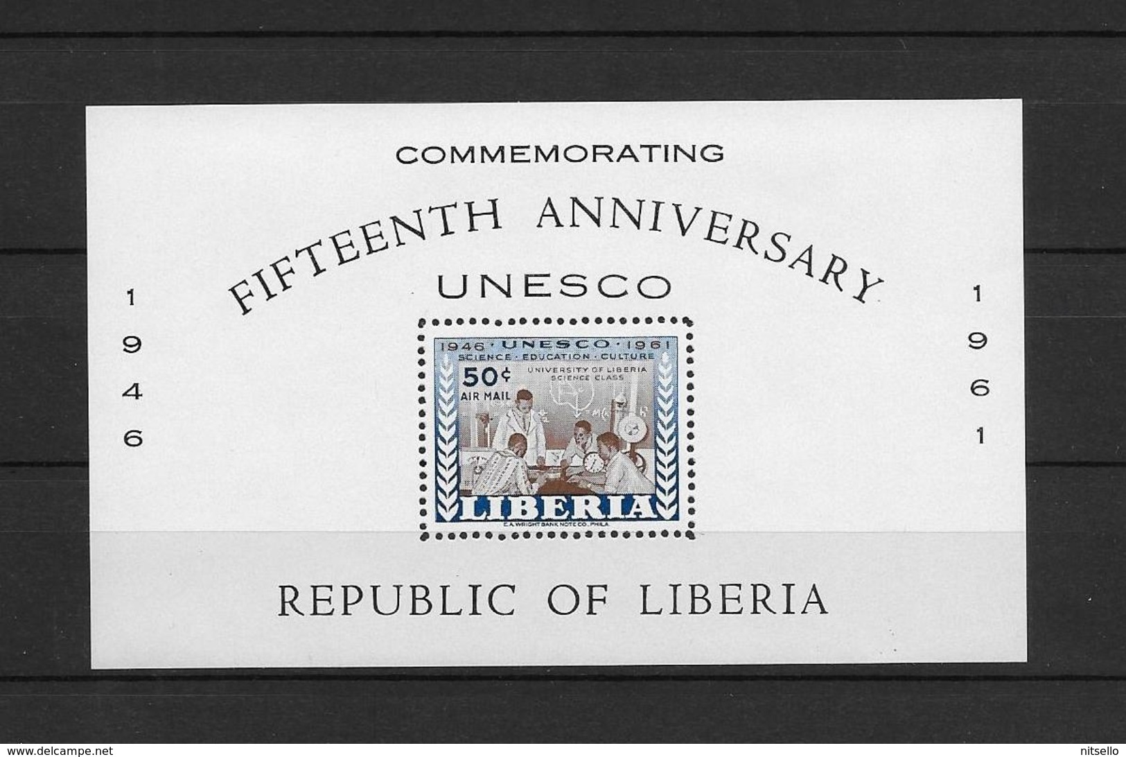 LOTE 1875  ///  (C015)  LIBERIA 1961 HB **MNH    ¡¡¡¡LIQUIDATION !!!! - Liberia