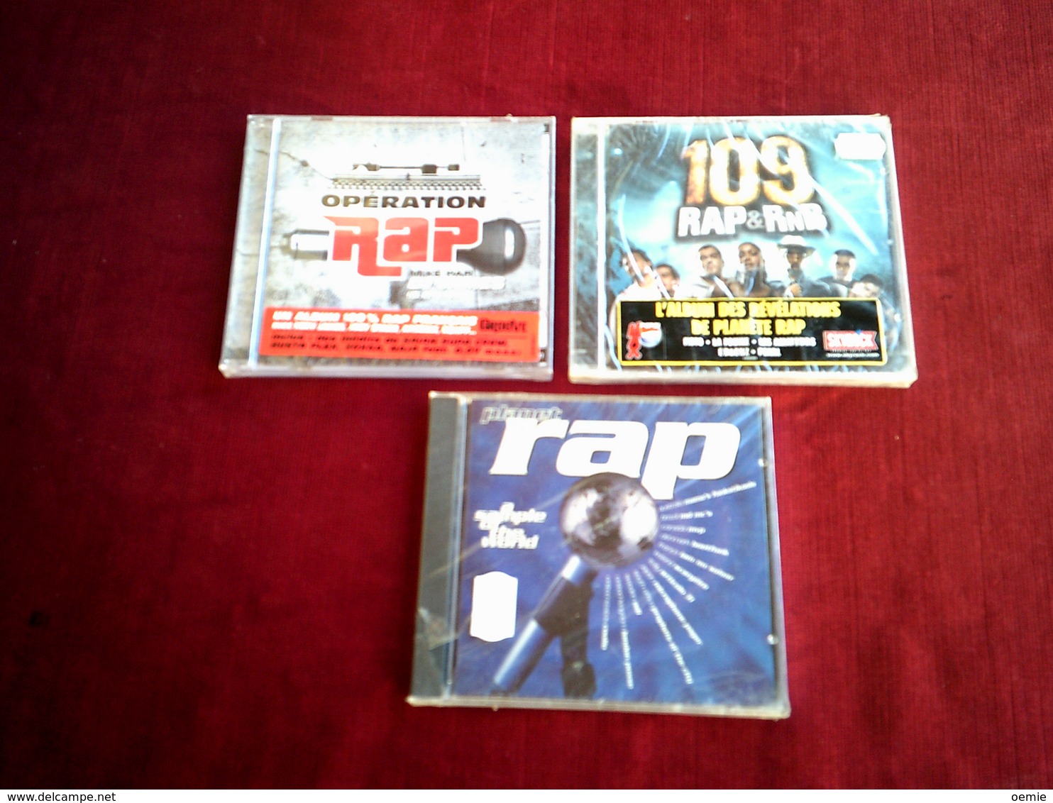 COLLECTION DE 3  CD ALBUM  DE RAP ° 109 RAP & RNB + PLANET RAP + OPERATION RAP - Vollständige Sammlungen