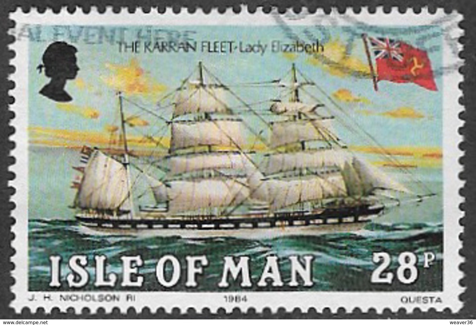 Isle Of Man SG262 1984 The Karran Fleet 28p Good/fine Used [12/12520/25D] - Isle Of Man