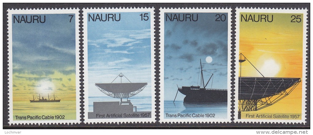 NAURU, 1977 TELECOM 4 MNH - Nauru