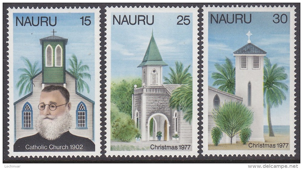 NAURU, 1977 XMAS 3 MNH - Nauru