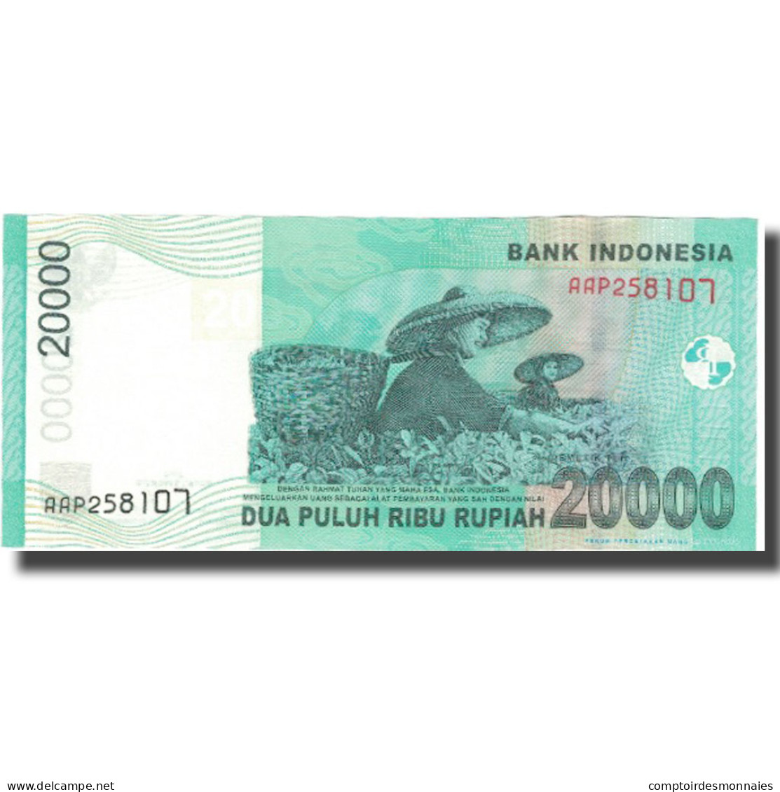 Billet, Indonésie, 20,000 Rupiah, 2004, 2004, KM:144a, NEUF - Indonésie