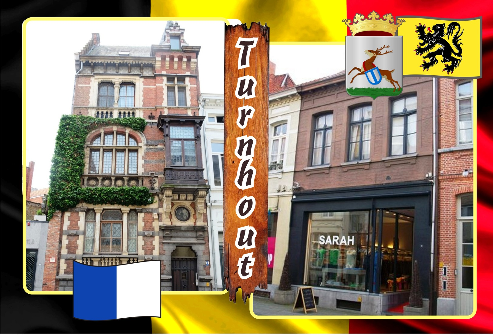 Postcards, REPRODUCTION, Municipalities of Belgium, Turnhout, duplex 244 to 294 - set of 51 pcs.