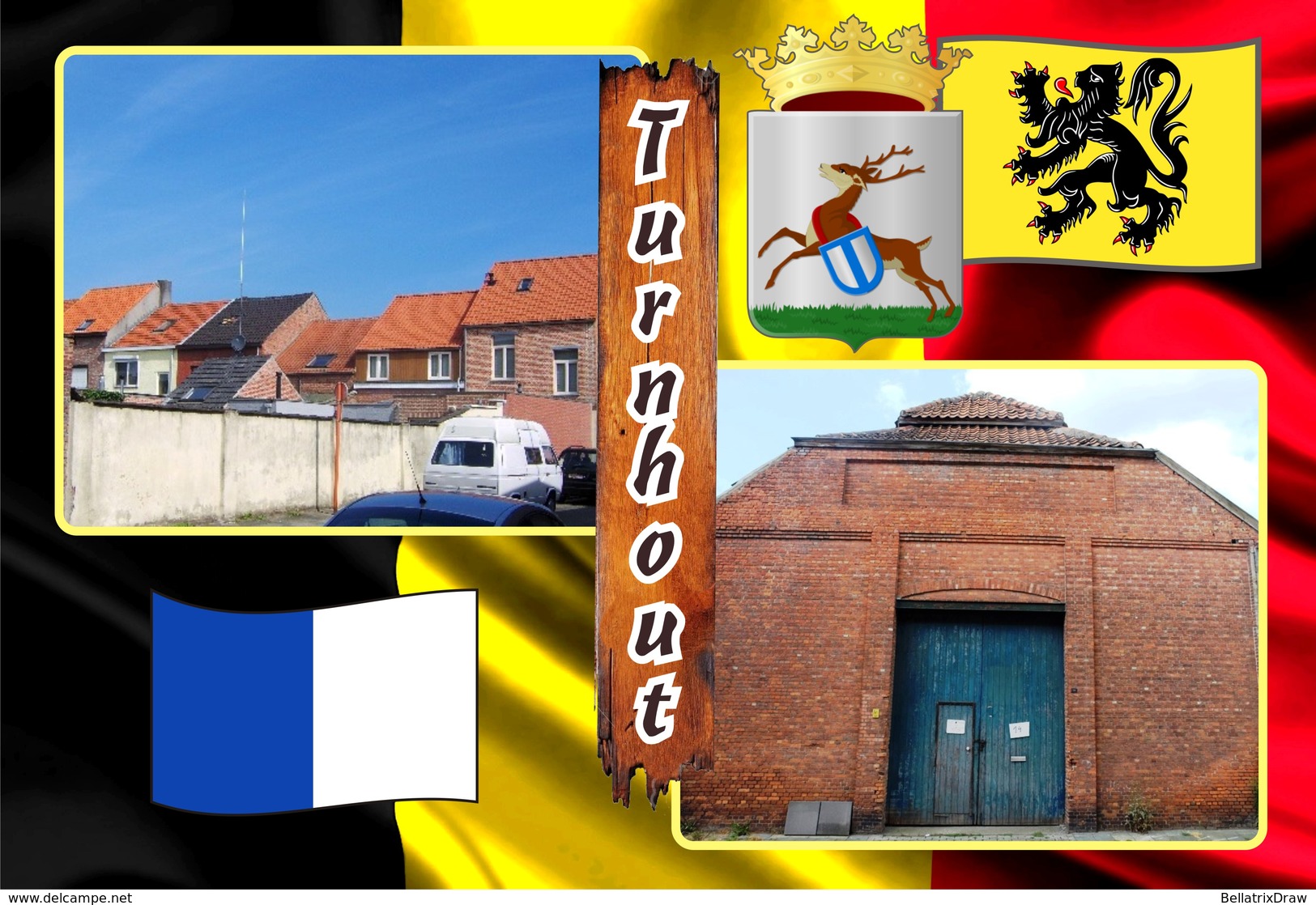 Postcards, REPRODUCTION, Municipalities of Belgium, Turnhout, duplex 244 to 294 - set of 51 pcs.
