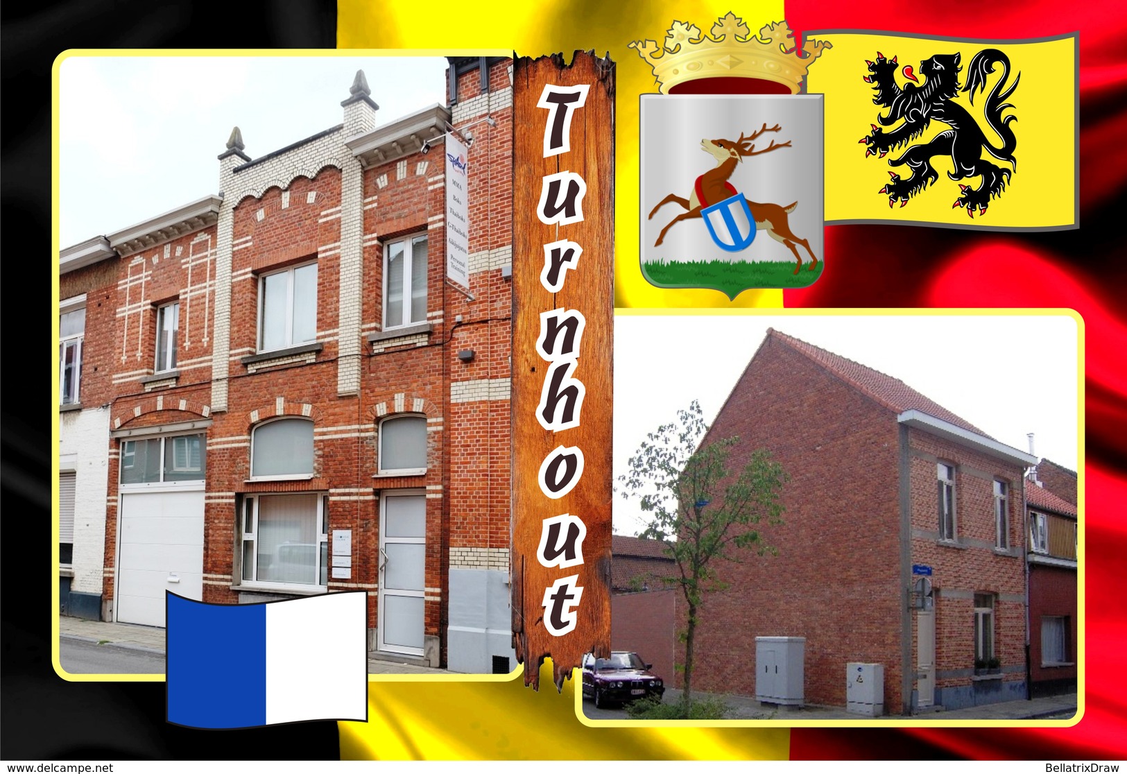 Postcards, REPRODUCTION, Municipalities of Belgium, Turnhout, duplex 244 to 294 - set of 51 pcs.