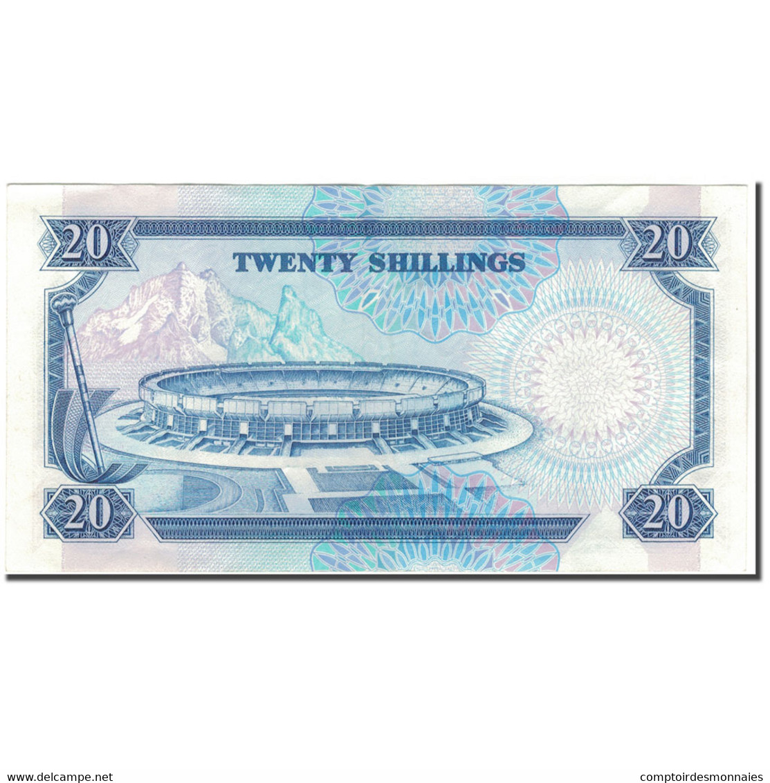 Billet, Kenya, 20 Shillings, 1992-01-02, KM:25e, SUP - Kenya