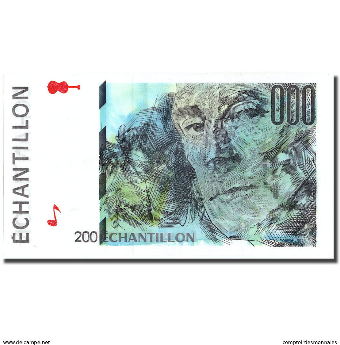 France, 200 Francs, Echantillon, SPL - Errores