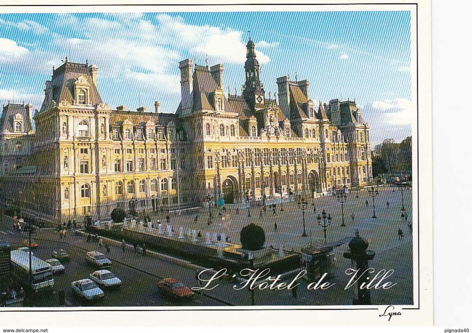 Cp , 75 , PARIS , L'Hôtel De Ville - Autres Monuments, édifices