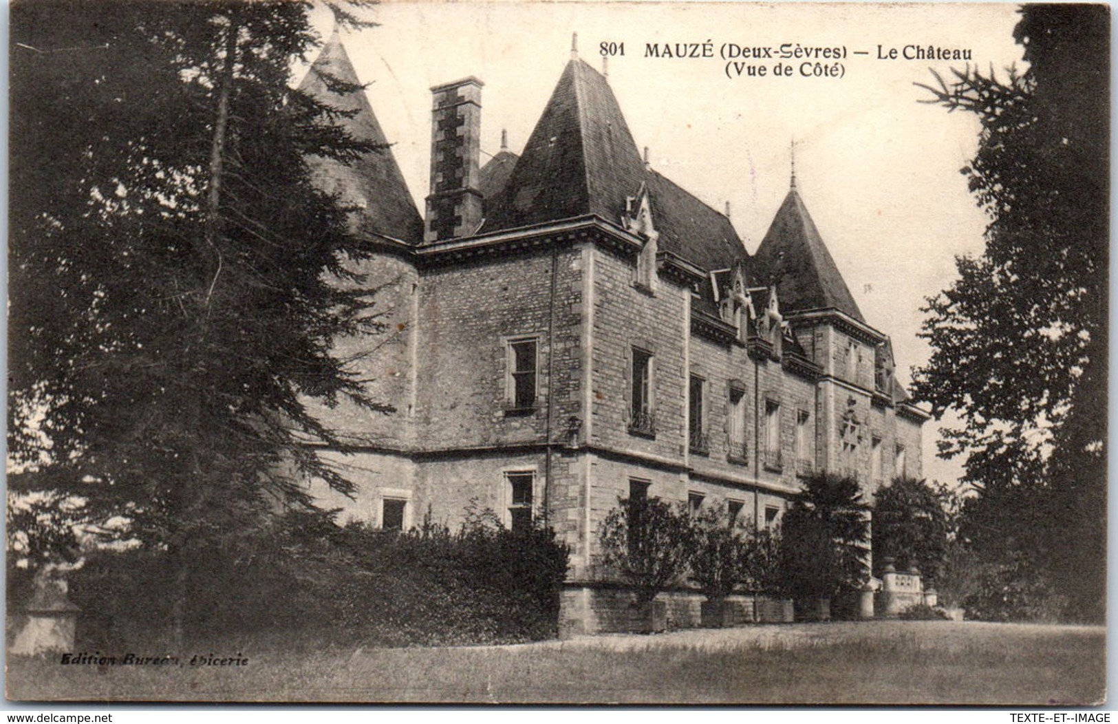 79 MAUZE - Le Château Vue De Côté - Mauze Sur Le Mignon