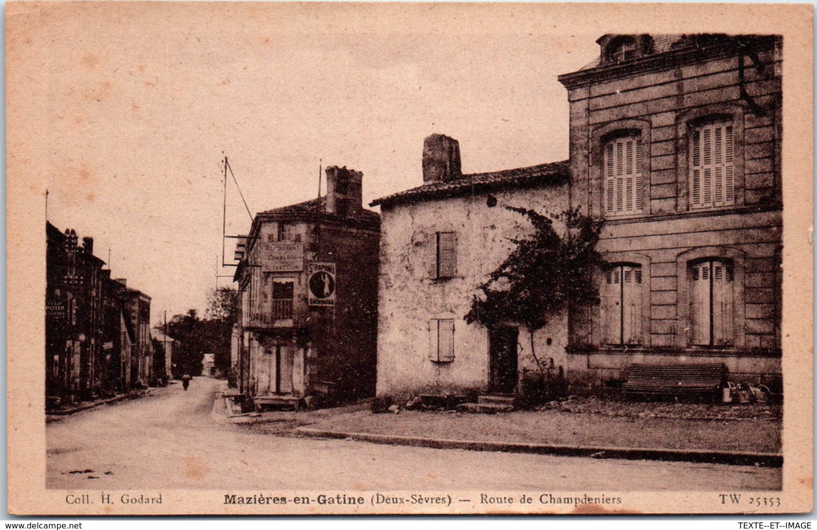 79 MAZIERES EN GATINE - Route De Champdeniers - Mazieres En Gatine