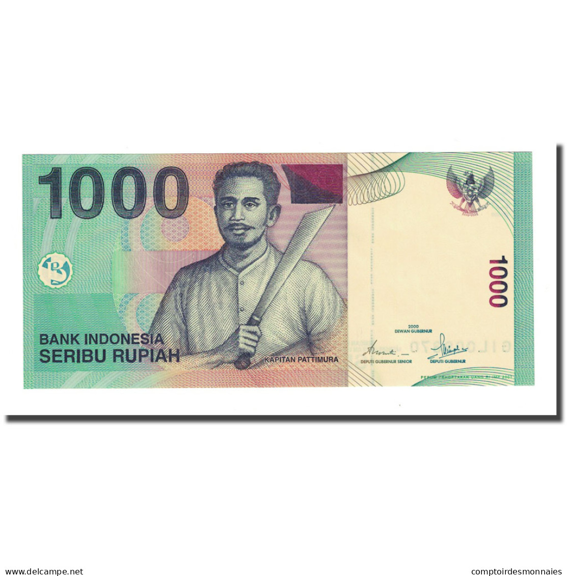 Billet, Indonésie, 1000 Rupiah, 2000, KM:141b, NEUF - Indonesia