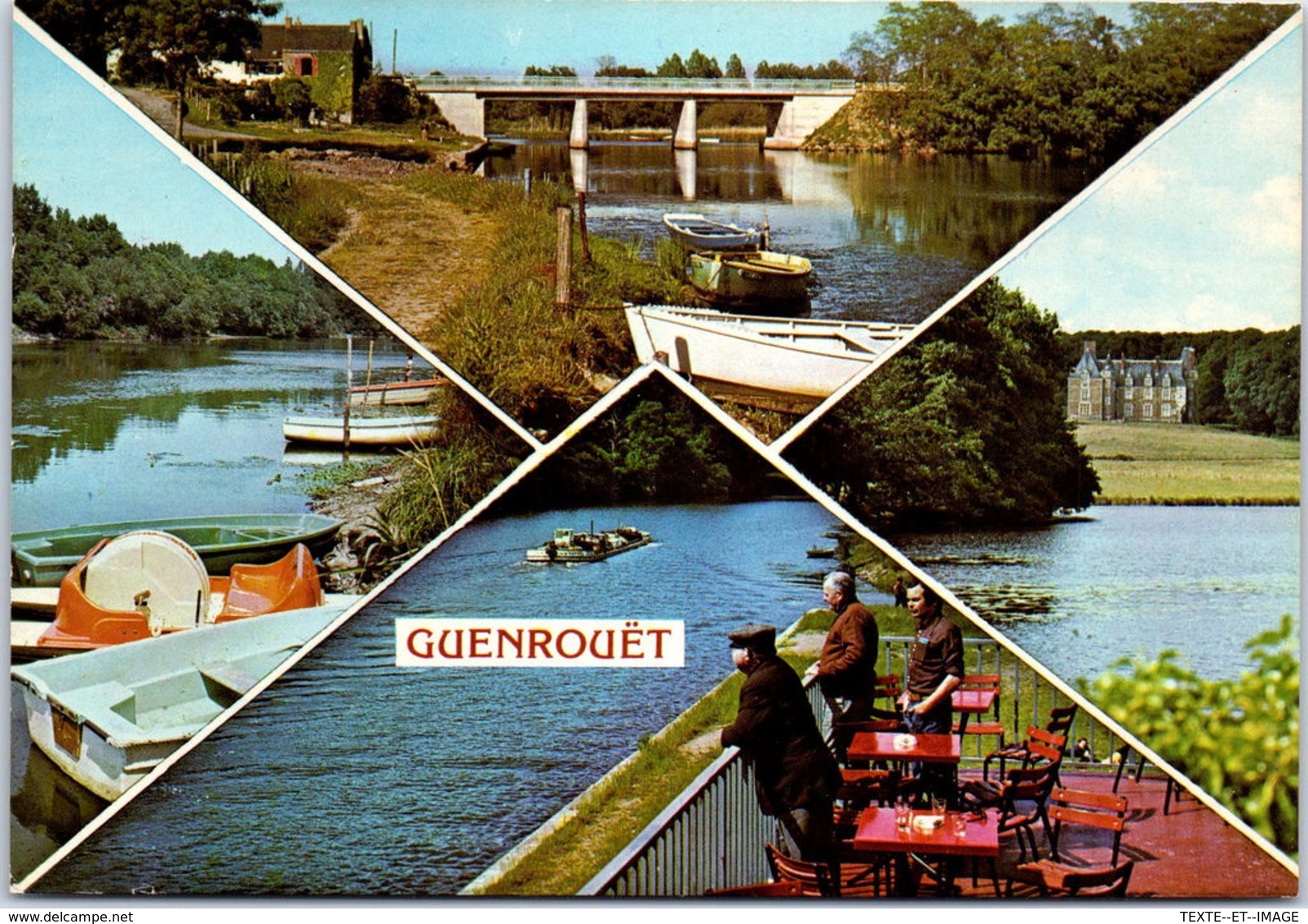44 GUENROUET - Le Pont Et Le Calvaire ST Clair - Guenrouet