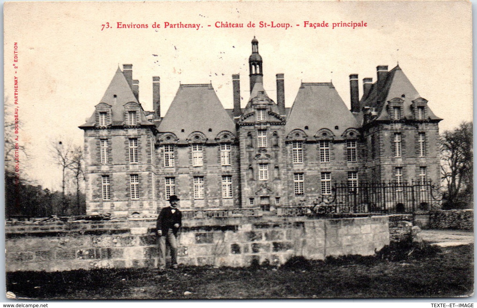 79 SAINT LOUP - Le Château, Façade Principale - Saint Loup Lamaire