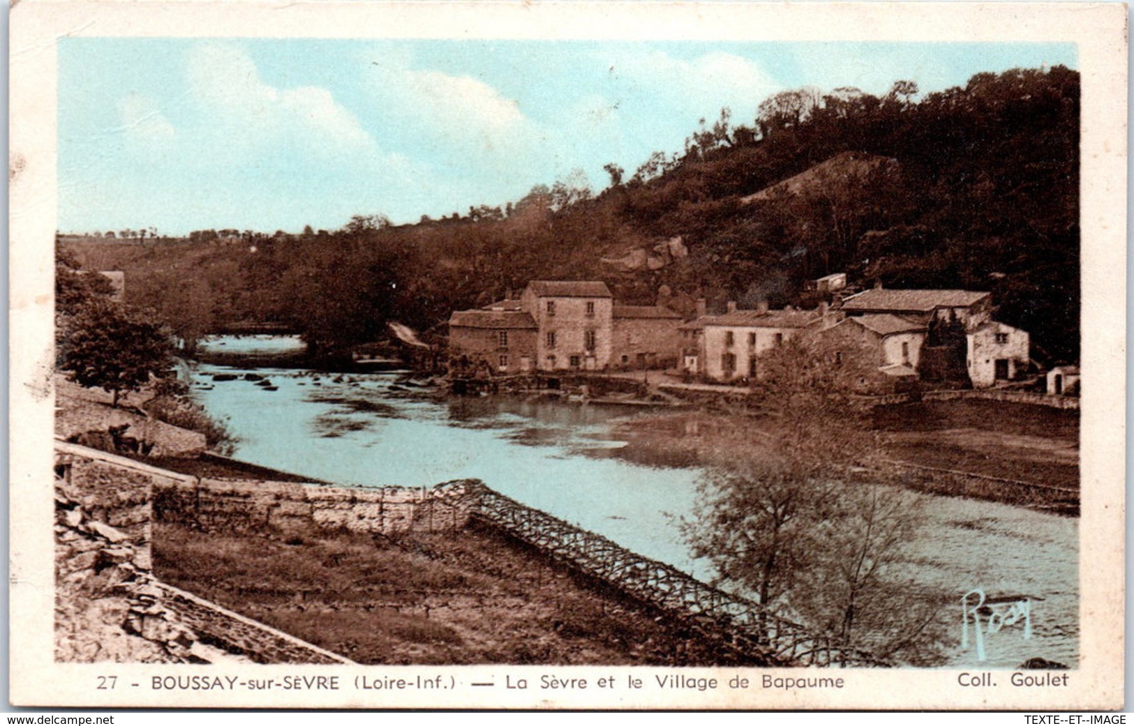 44 BOUSSAY SUR SEVRE - La Sèvre Et Le Village De Bapaume - Boussay