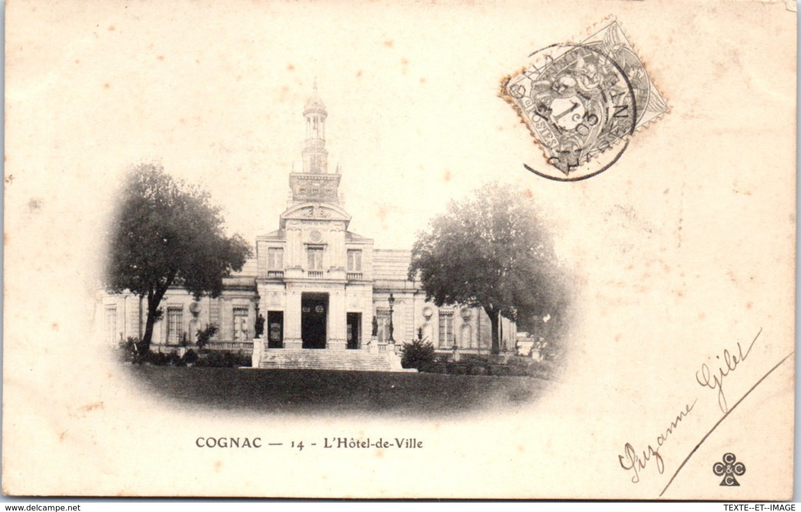 16 COGNAC - L'hôtel De Ville - Villefagnan