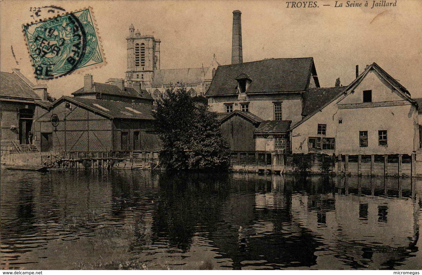 10 - TROYES - La Seine à Jaillard - Troyes