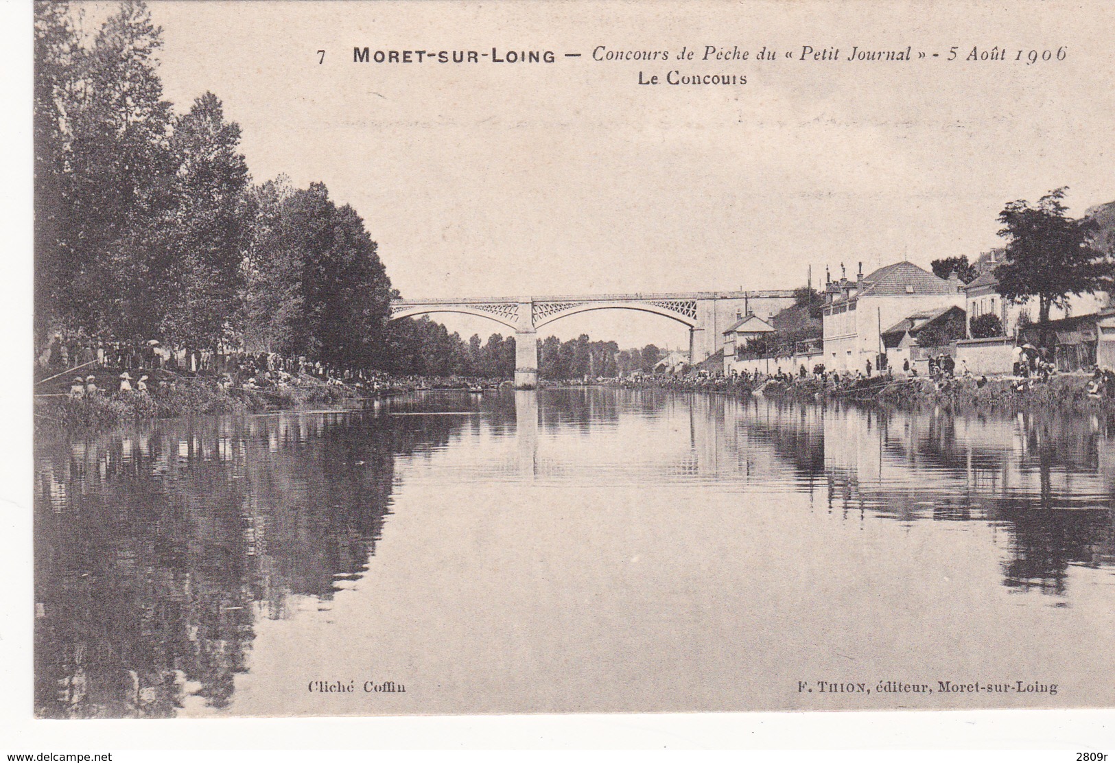 6 Cartes Concours De Peche - Moret Sur Loing