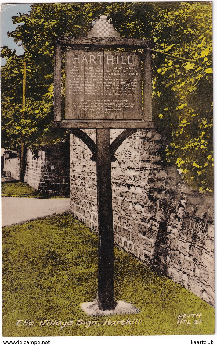 Harthill - The Village Sign - (Yorkshire) - Andere & Zonder Classificatie