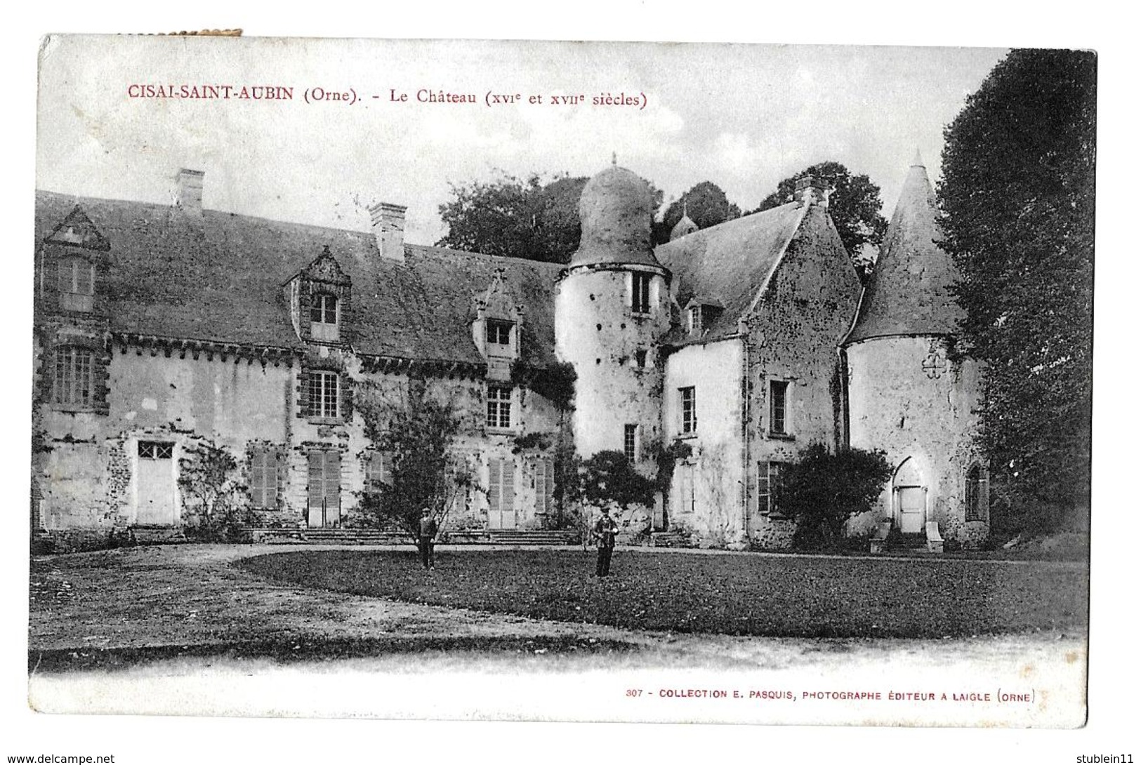 Cisai-Saint-Aubin  (Orne)  Le Château          LES 2 CARTES - Sonstige & Ohne Zuordnung