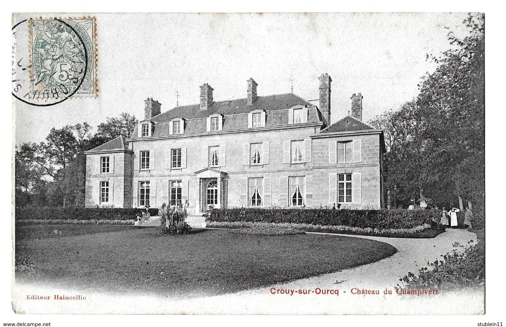 Crouy-sur-Ourcq  (Seine-et-Marne) Château Du Champivert - Andere & Zonder Classificatie