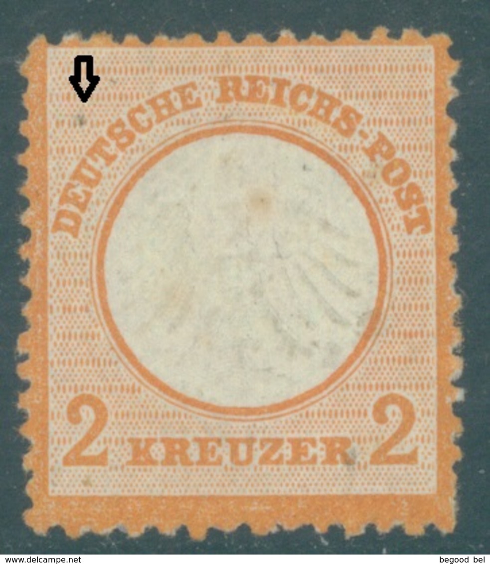 DEUTSCHES REICH  - 1872 - MNH/* - Mi 15   Yv 8   - Lot 19233 - SEE SCANS - SMALL PRICE - Ungebraucht