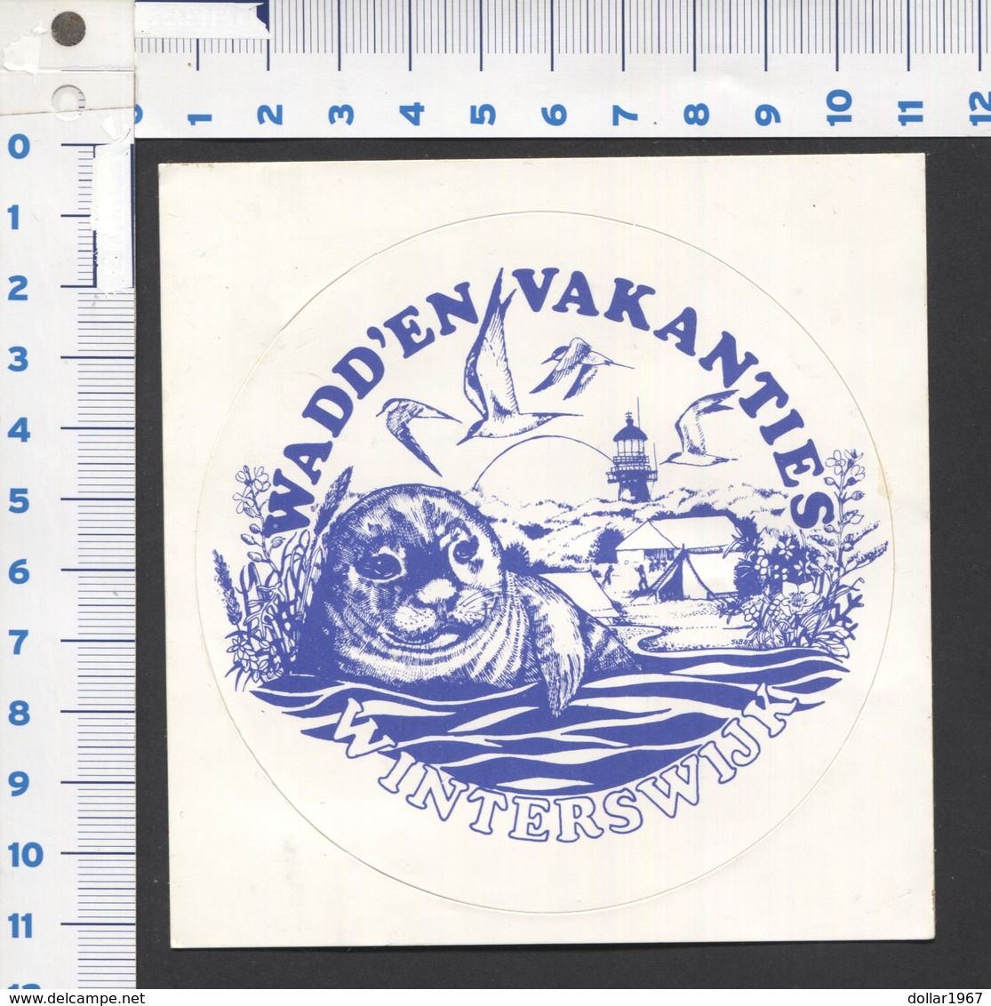 Sticker - Wadd'en Vakanties Winterswijk - See The 2 Scans For Condition. ( Originalscan ) - Autocollants