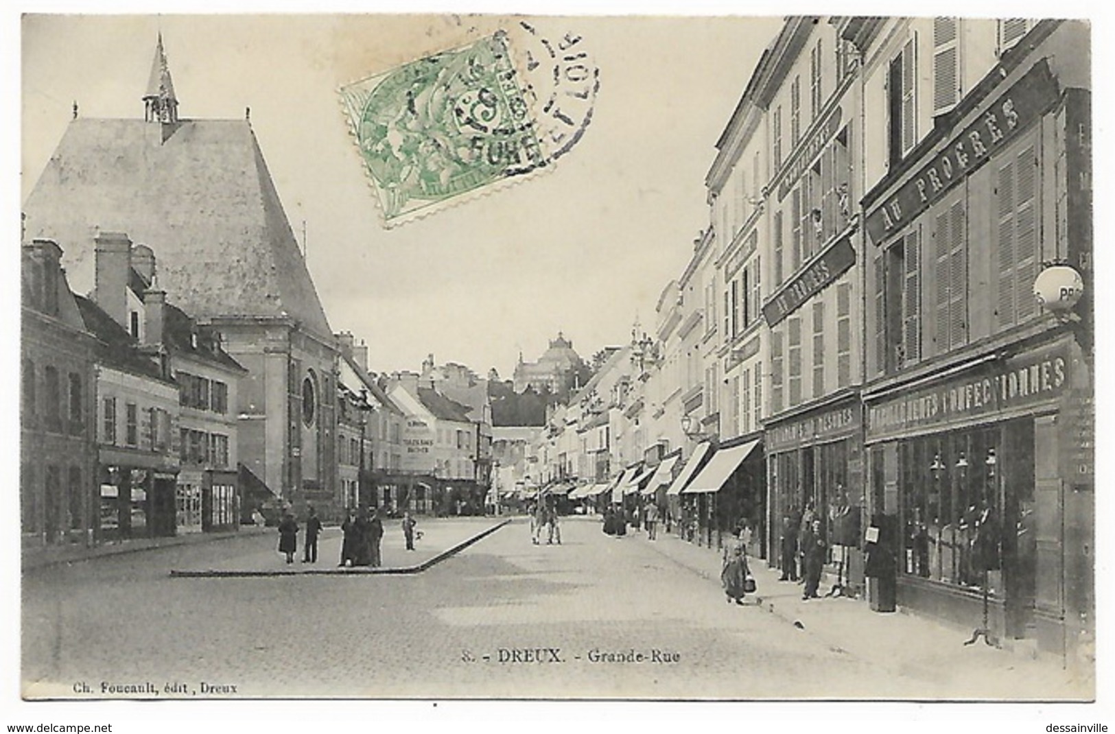 EURE ET LOIR  DREUX - Grande Rue - Dreux