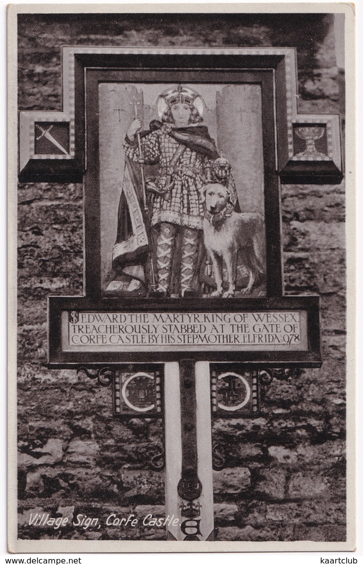 Corfe Castle - Village Sign - (Dorset) - Andere & Zonder Classificatie