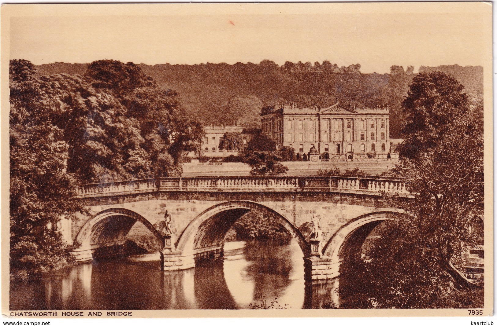 Chatsworth House And Bridge  - (Derbyshire) - Derbyshire