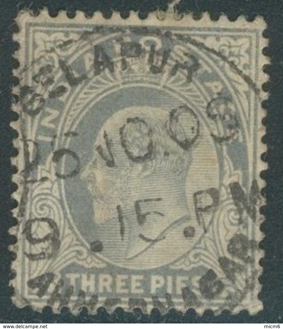 Inde Anglaise / India - N° 57 (YT) Oblitéré De Belapur / Ahmednagar. - 1858-79 Compagnie Des Indes & Gouvernement De La Reine