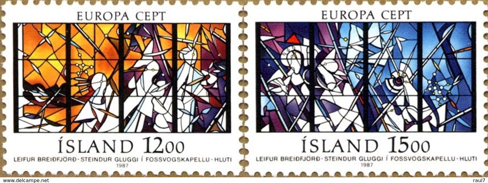 EUROPA - CEPT 1987 - Islande - 2 Val Neufs // Mnh - 1987