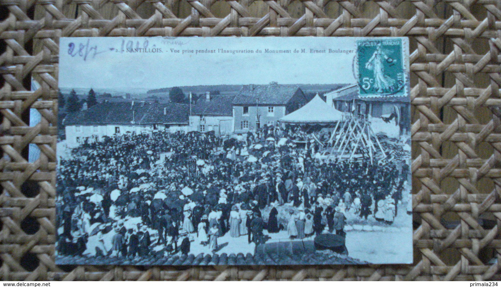 NANTILLOIS - INAUGURATION DU MONUMENT DE MR ERNEST BOULANGER - Autres & Non Classés