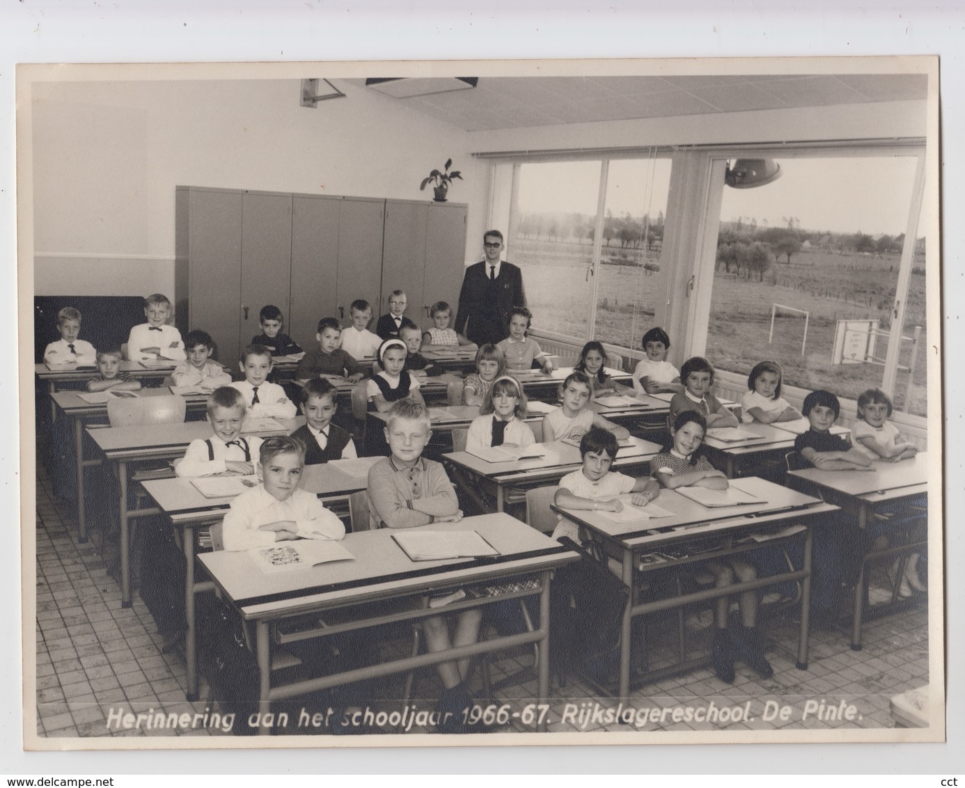 De Pinte  FOTO  Herinnering Aan Het Schooljaar 1966-67 Rijkslagerschool - De Pinte