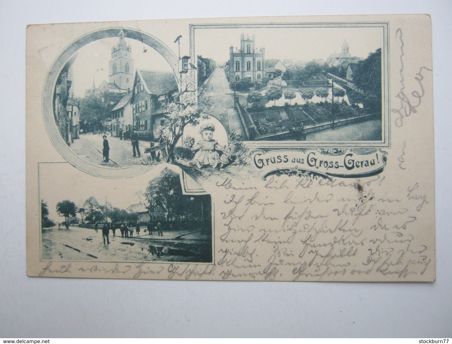 GROSS GERAU , Schöne Karte Um 1899 - Gross-Gerau