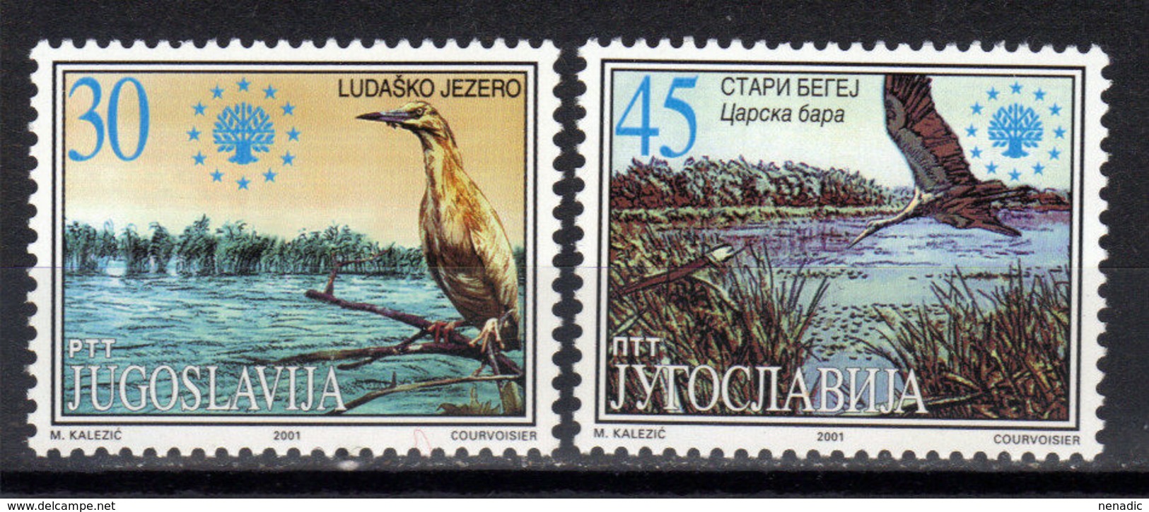 Yugoslavia,Protection Nature 2001.,MNH - Unused Stamps