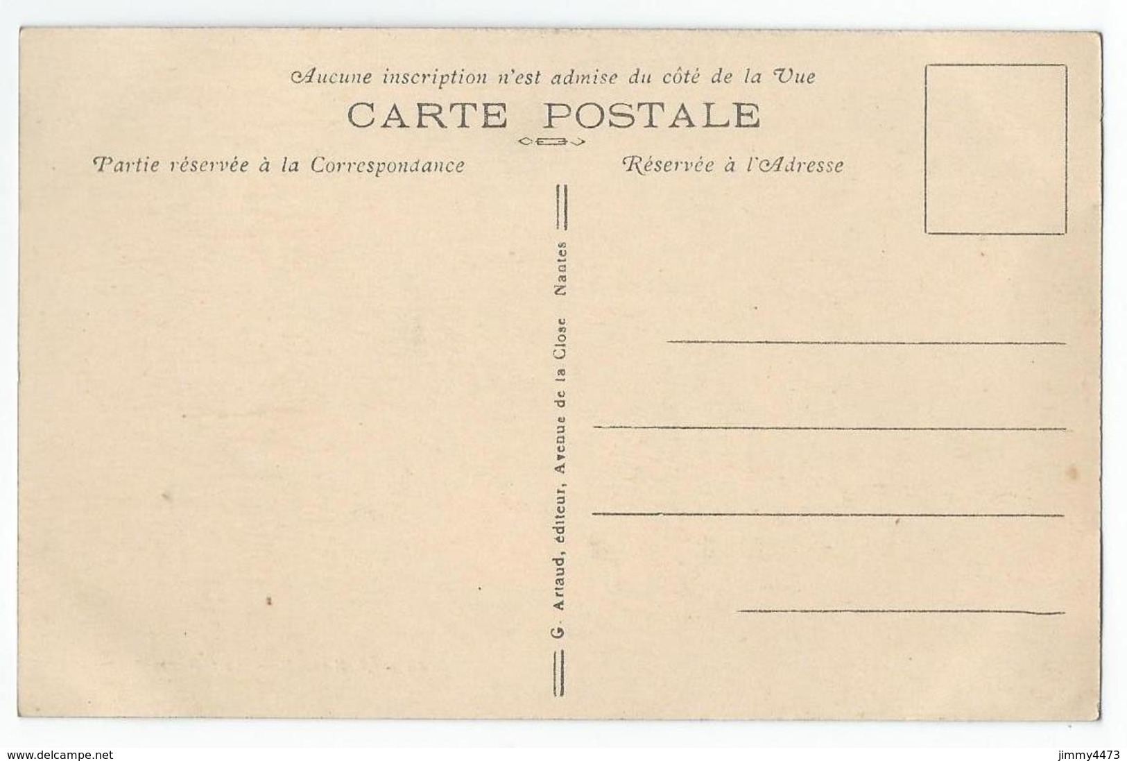 CPA - Le Paquebot  " LE PARIS " - LE HAVRE - Edit. G. Artaud  Nantes  N° 135 - Scans Recto-Verso - Paquebots