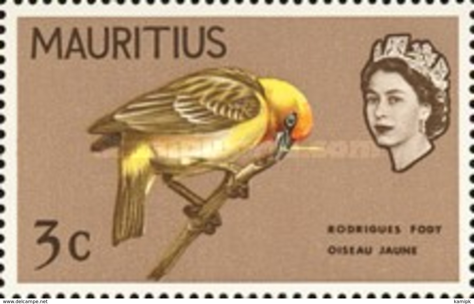 USED STAMPS Mauritius - Birds & Elizabeth II	 -1965 - Mauritius (1968-...)