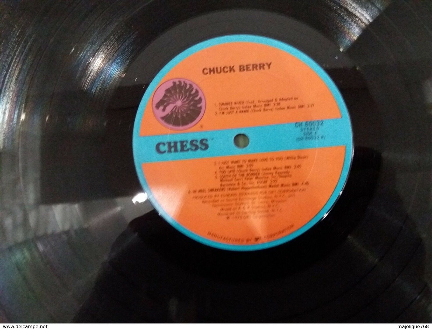 Chuck Berry - Swanee River - Chess CH 60032 - 1975  Vinyl LP Original USA - Les Coins Sont Coupés  - - Rock