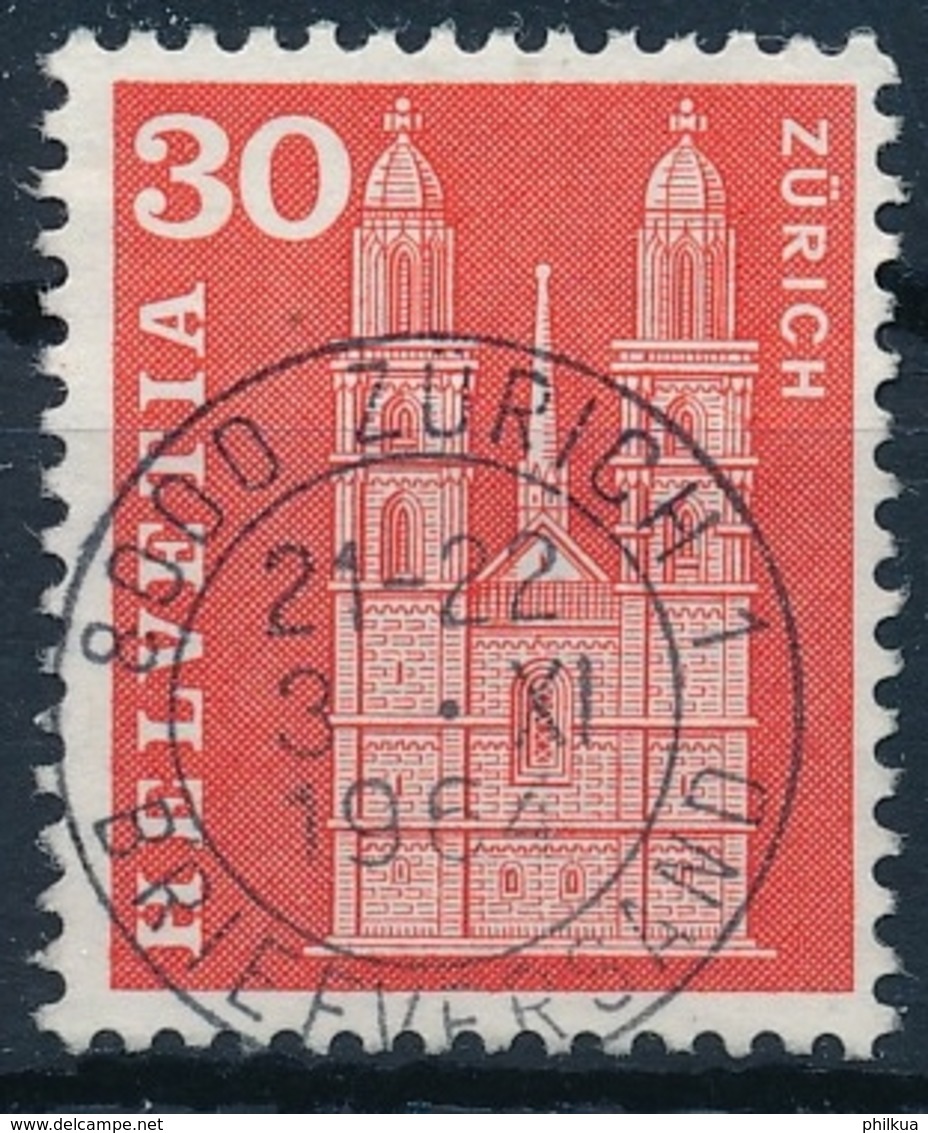 360 / 701 Mit Passendem Kronen-Vollstempel ZÜRICH Briefversand - Oblitérés