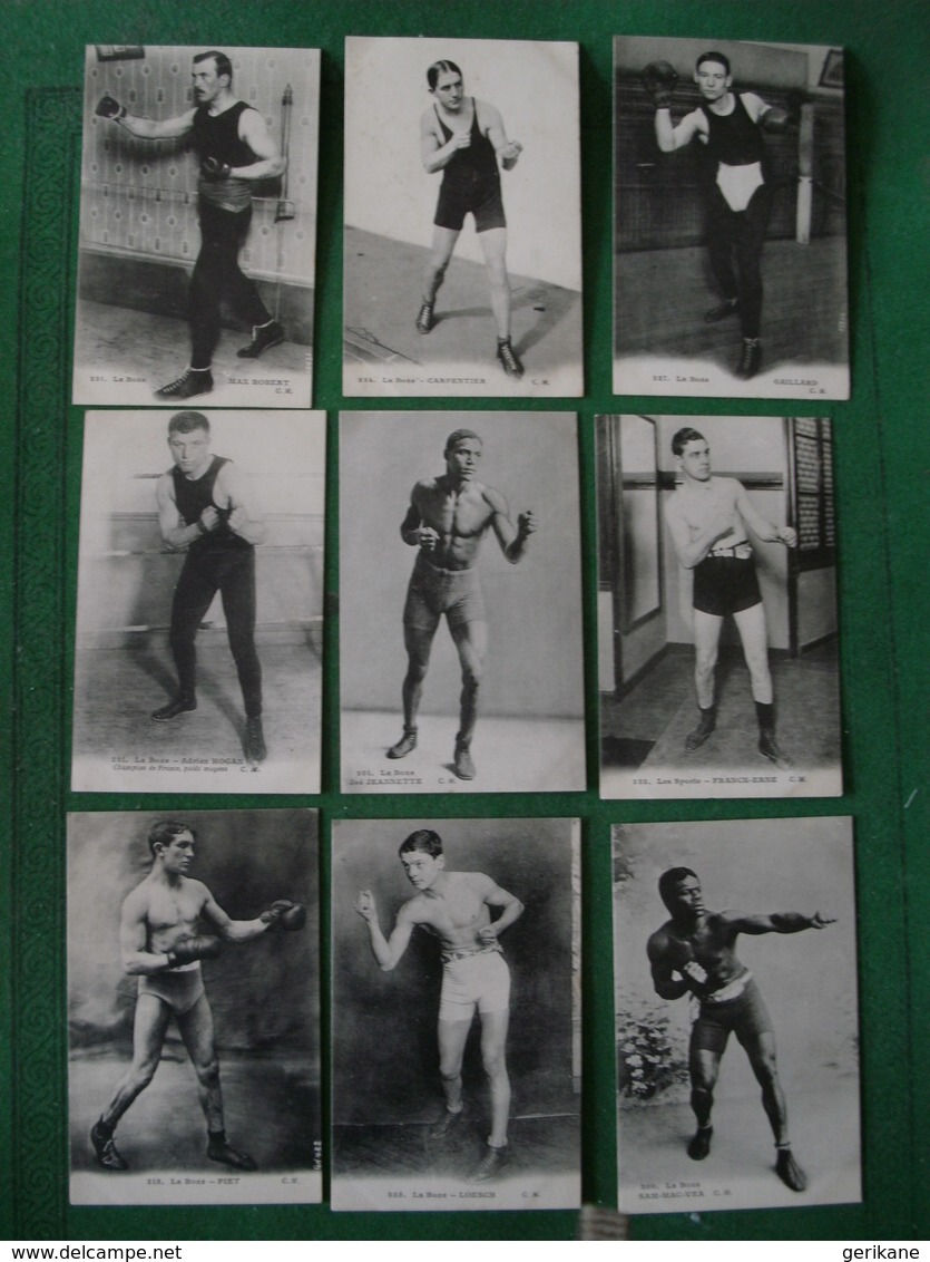 SPORT BOXE BOXING - LOT De 23 Cartes Sur Les Boxeurs ( Boxer ) CM Paris - Toutes Scannées Voir Scans - Boxe