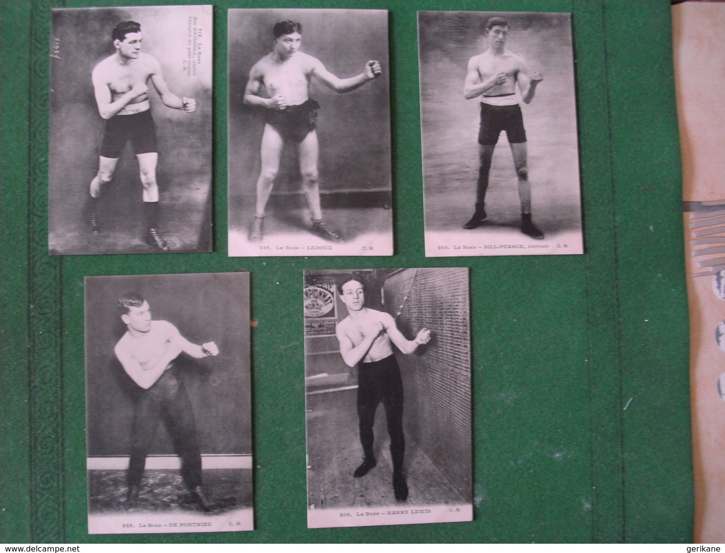 SPORT BOXE BOXING - LOT De 23 Cartes Sur Les Boxeurs ( Boxer ) CM Paris - Toutes Scannées Voir Scans - Boxe