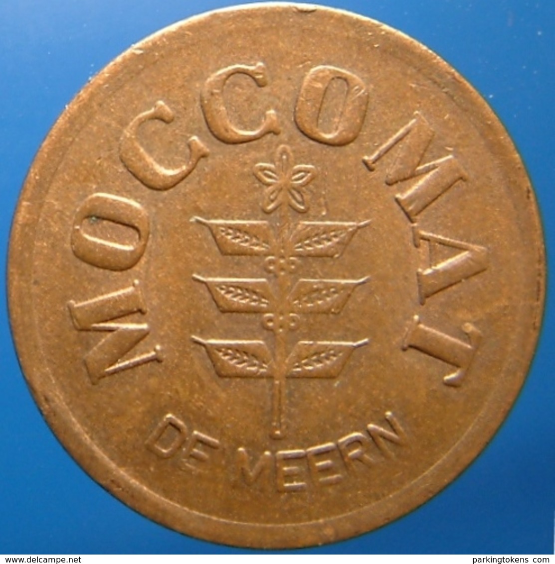 KB296-6 - MOCCOMAT DE MEERN - De Meern Utrecht - Cu 22.0mm - Koffie Machine Penning - Coffee Machine Token - Profesionales/De Sociedad