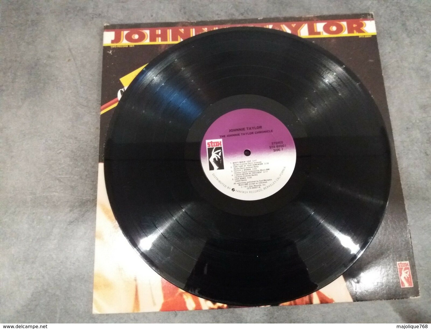 Johnnie Taylor - Chronicle The Twenty Greatest Hits - Stax STX-88001 - 1977  Vinyl LP Original US - Soul - R&B