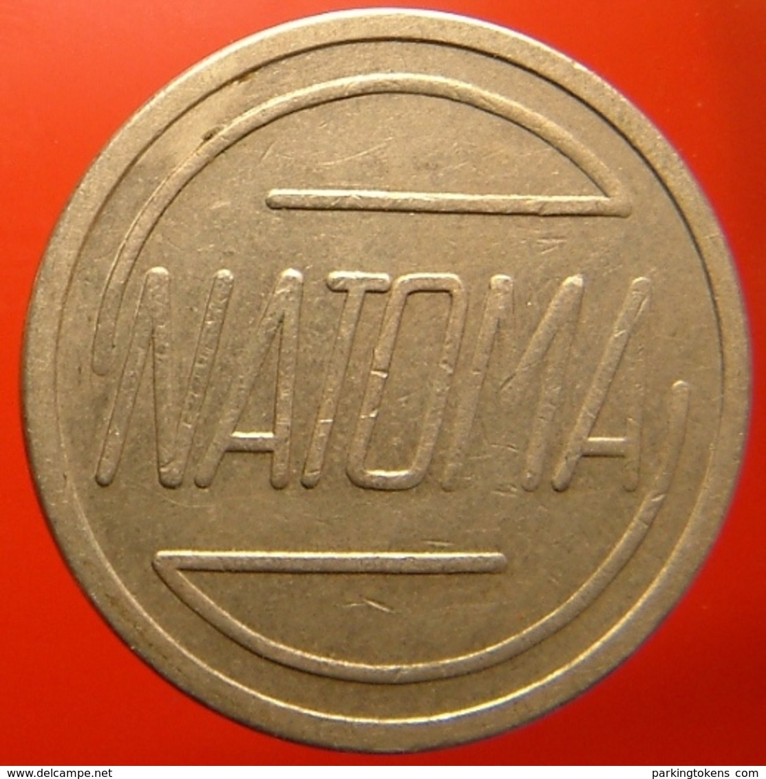 KB306-1 - NATOMA Ned. Automaten Mij - Den Haag - WM 22.5mm - Koffie Machine Penning - Coffee Machine Token - Professionnels/De Société