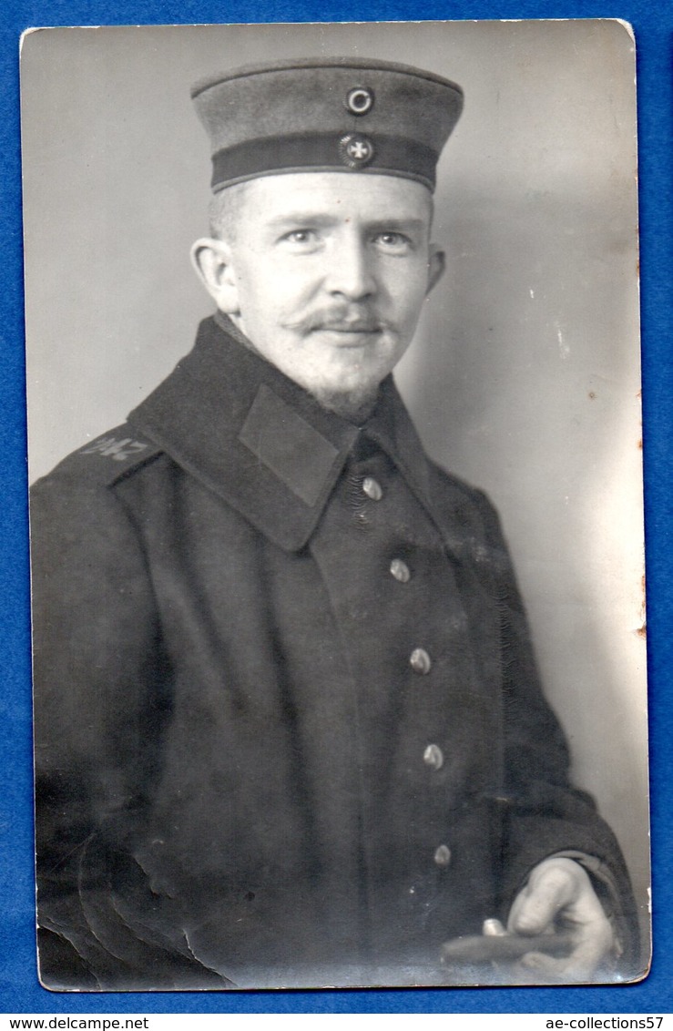 Carte Photo  -    Soldat Allemand    - Cachet Schwenningen - War 1914-18