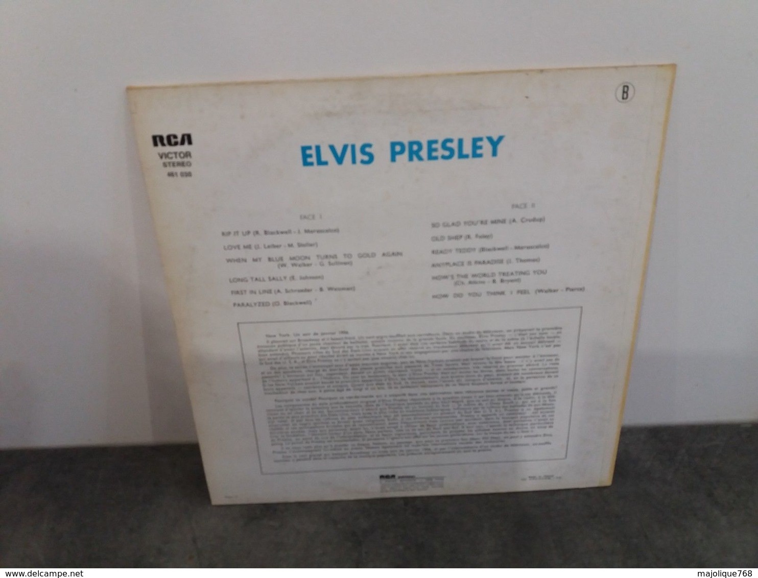 Elvis Presley - Victor RCA Stéréo 461030 -  Vinyl LP  Label France Orange - Rock