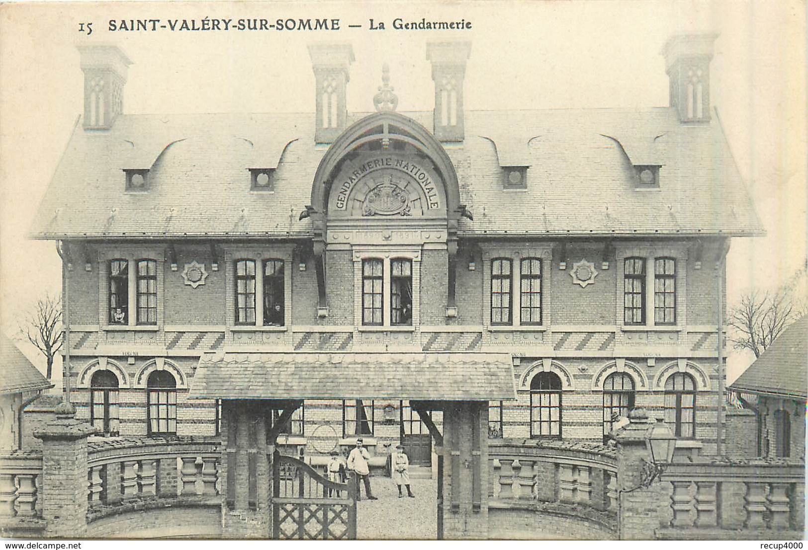 80 SAINT VALERY SUR SOMME La Gendarmerie    2scans - Saint Valery Sur Somme