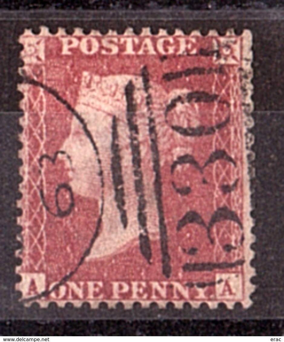 GB - 1855/58 - N° 14 (dentelé 14) - Victoria - AA - Obl.330 Halifax - Oblitérés